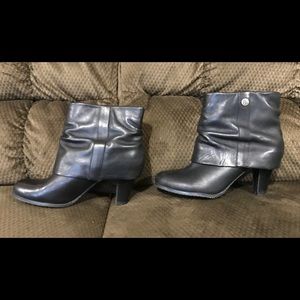 BCBG black booties